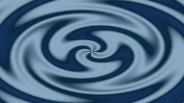 Blue swirling water ripple effect closeup.