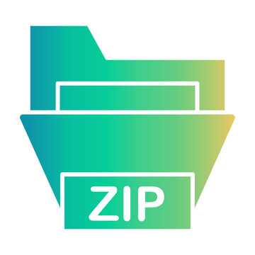 zip file Gradient icon