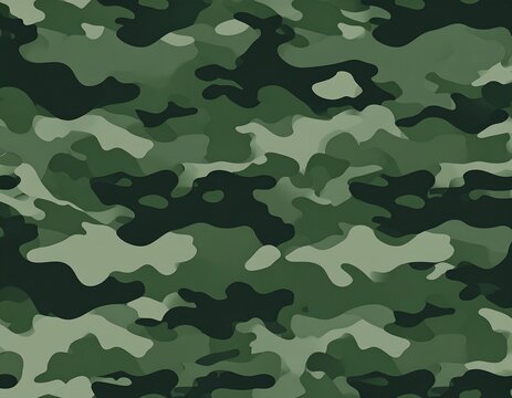 A green camouflage pattern with various shades of green