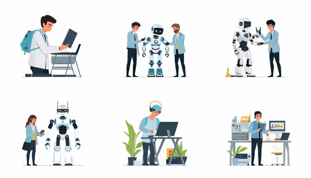 AI prediction model illustration showing machine learning analytics, forecasting data, digital visualization, and intelligent technology for business insights