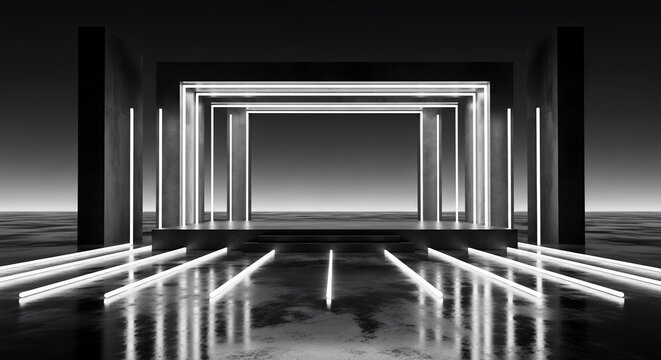 Luminous Echoes: Monochromatic Void
