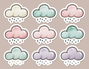 Obraz premium Cute clouds