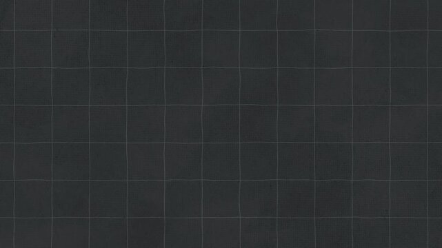 Charcoal gray graph grid pattern 30 seconds loop background in hand drawn style