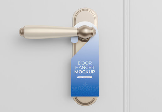 Door Hanger Mockup PSD