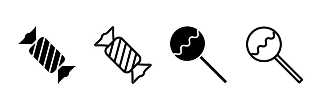 Candy icon symbol for apps and websites. candy sign and symbol.