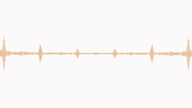 "Minimal horizontal line audio spectrum animation with thin glowing bars that react dynamically to music, smooth frequency visualization...