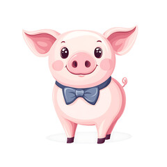 Fototapeta premium Pig and pork products collection