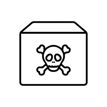 Toxic Hazardous Waste Box