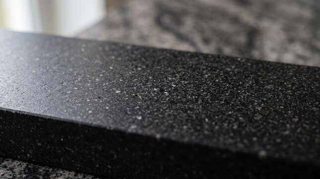 Dark Speckled Granite Countertop Texture Background texture