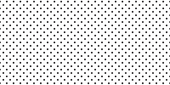 Black polka dots seamless pattern on white background. Halftone minimalist abstract wall in diagonal lines art 10