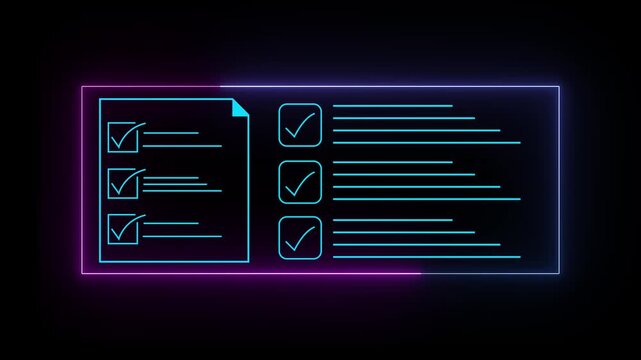 checklist and clipboard task documentation management, checklist questionnaire assessment form, online exam Choosing the right answer in the exam of document 4k video.