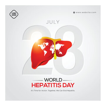 World Hepatitis Day concept. Hepatitis Theme and awareness poster. 
Vector illustration