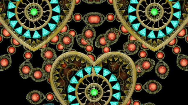 Hindi Ornament Background 04