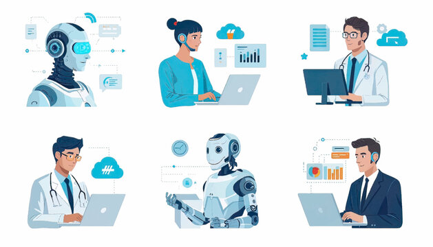 Business professional working with cloud technology and digital systems. Corporate innovation concept featuring online services, data management, software solutions, connectivity