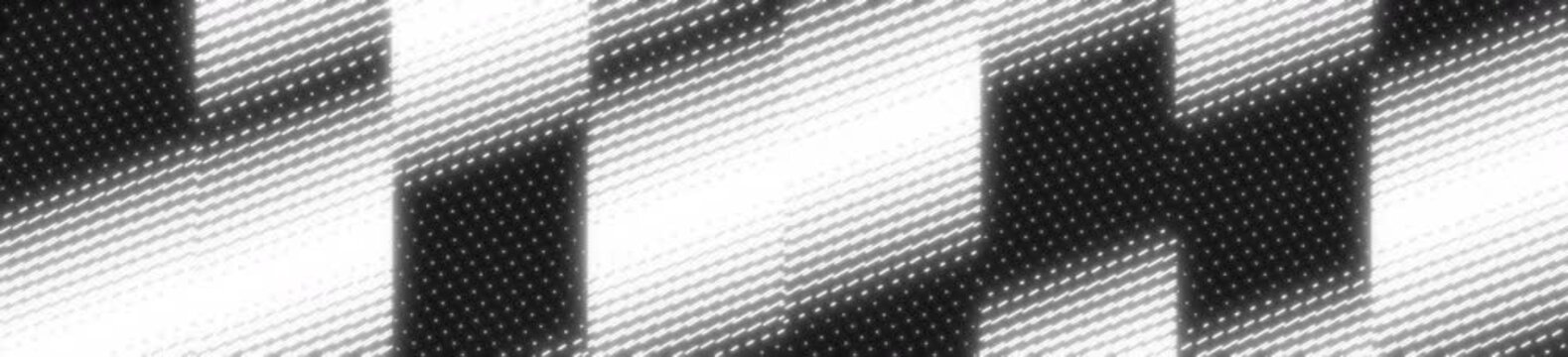 Abstract Monochrome Geometric Lines Seamless VJ Loop Pack, Black and White Stage Backgrounds