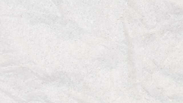 White paper texture background. Abstract grunge textured wrinkled surface. Crumpled vintage abstract texture. cloth surface texture background video animated grunge textures stop motion.