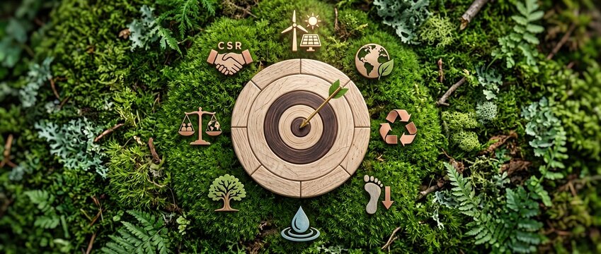 Sustainability Goals and ESG Strategy Concept