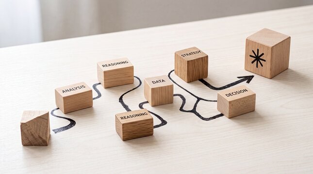 Logical Reasoning and Business Conclusion Concept