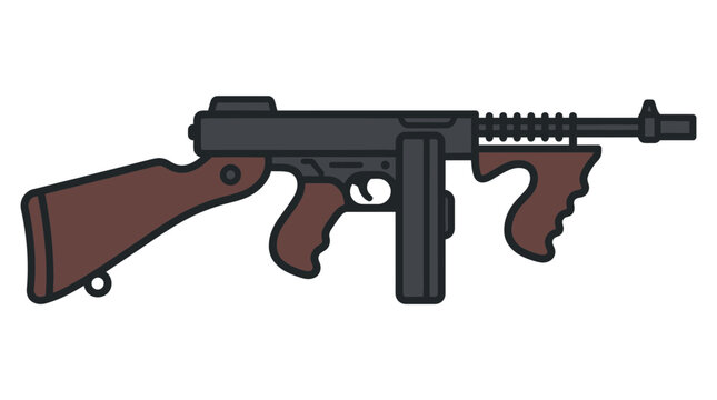 Thompson Submachine Gun Icon