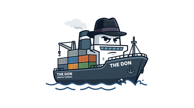 Mafia Cargo Ship "The Don" with Fedora
