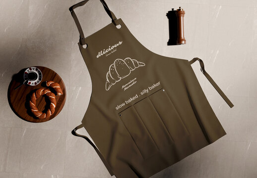 Kitchen Apron Mockup