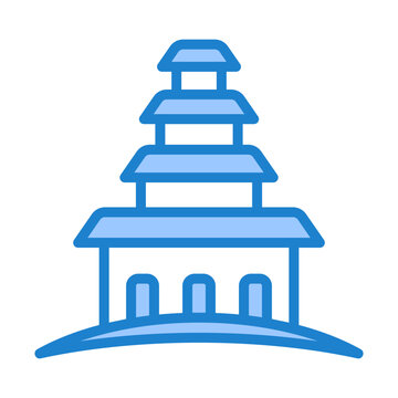 Cultural Heritage Icon - Blue Style
