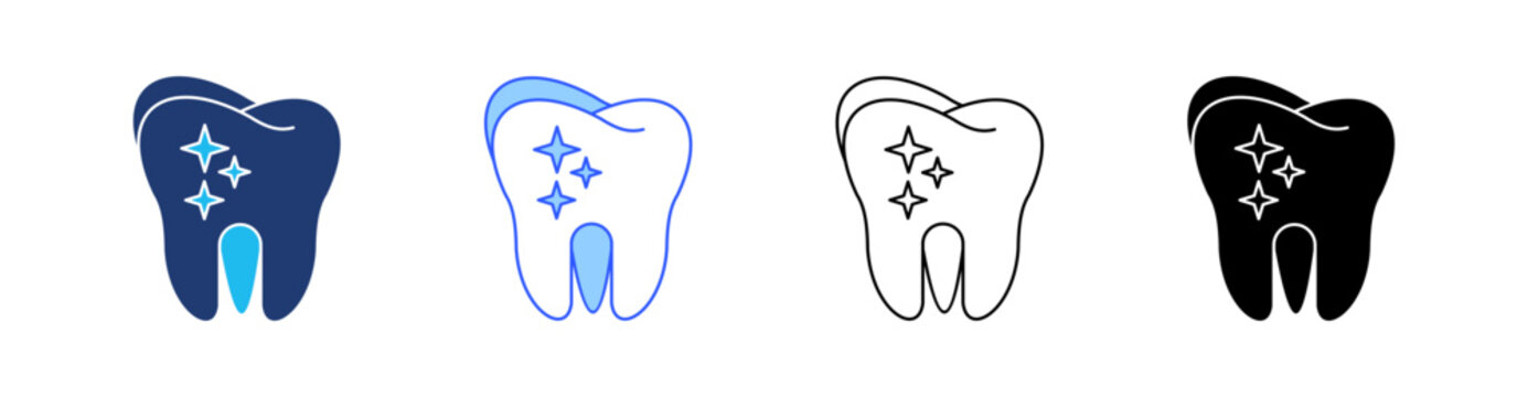 Molar Multiple Style Icon Set Collection Pack Web Banner Vector 