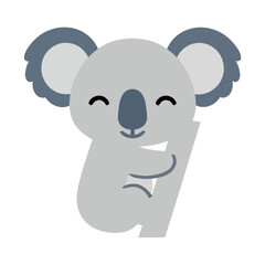 Fototapeta premium Cute Koala Illustration