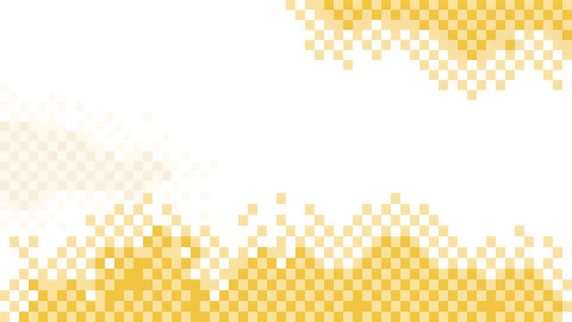 Modern yellow checkered pixel background pattern with checkered, background