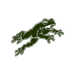 Fototapeta premium Frog Illustration design templates simple and modern
