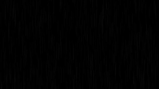 Heavy rain wall falling in front of the camera against black screen. rain days, heavy rain falling on window surface,
High contrast close-up of heavy rain droplets running down a dark,