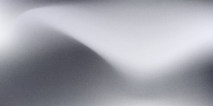 Silver background with metal mirror texture. Chrome gradient surface with simple abstract light ball.