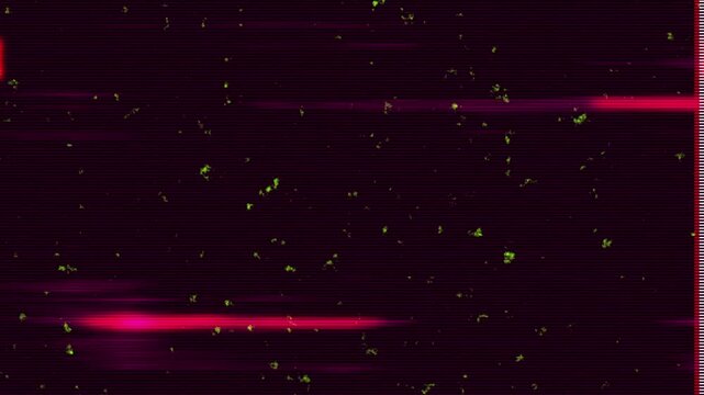 CRT glitch signal diagnostic screen RGB scanlines  Distorted Rainbow Scan Lines and Digital Noise 4K Video