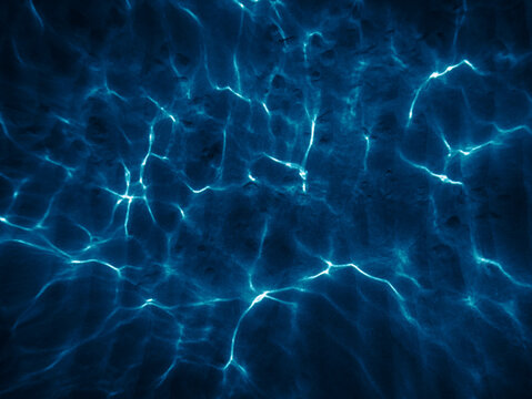 sandy sea bottom texture with copyspace