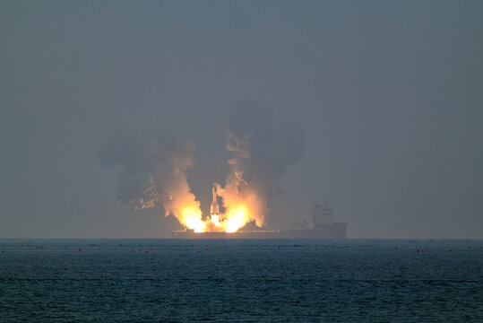 Launch of Gravity-1 Y2 Carrier Rocket at Oriental Spaceport