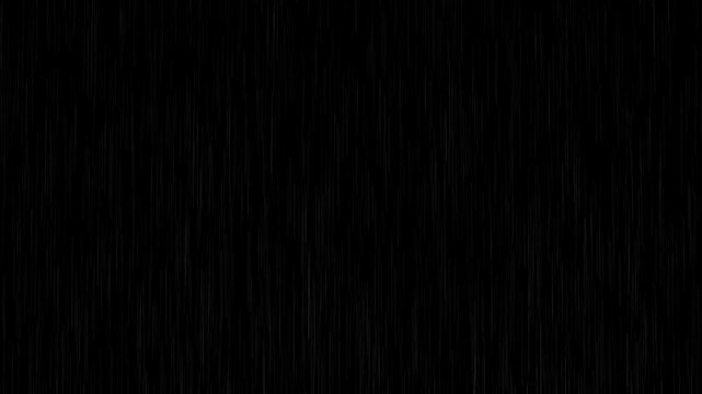 Heavy rain wall falling in front of the camera against black screen. rain days, heavy rain falling on window surface,
High contrast close-up of heavy rain droplets running down a dark,