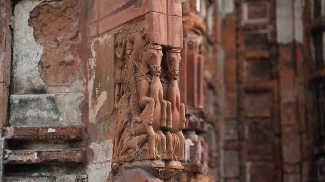 lalaji Temple is one of the archaeological sites in Kalna city.The terracotta art on the temple walls reflects the social system of that time.