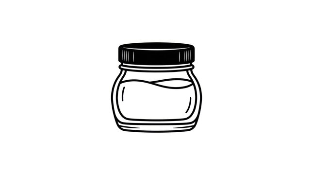 Simple illustration of a jar.