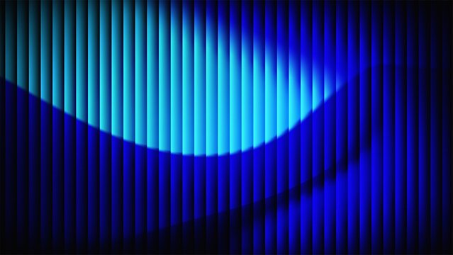 abstract blue and teal gradient stripes on black background