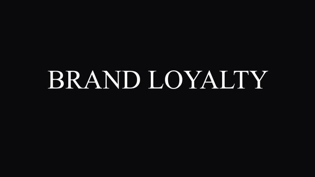 Data Driven Marketing and Brand Loyalty Creative Agency Text Animation