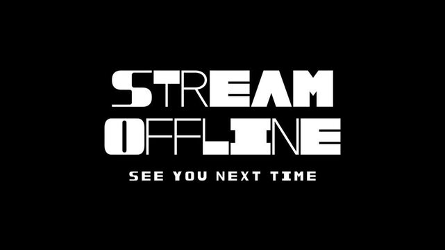 Stream Offline Variable Font Typography Animation Loop