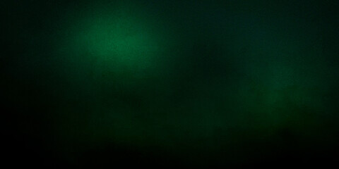 Dark moody abstract background with glowing green light and subtle smoke texture patterns. © redoy khan