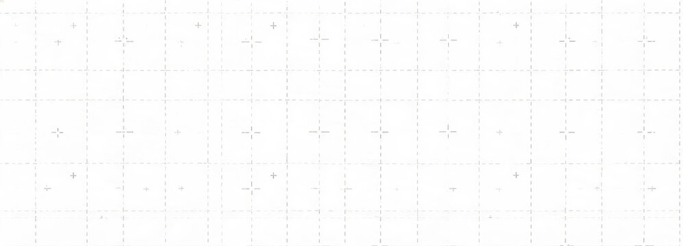 A dashed grid layout with evenly spaced cross markers, used as a technical design and alignment template.