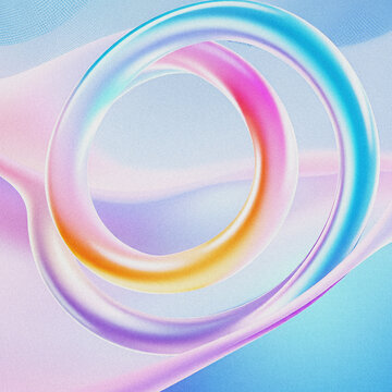 Vibrant vivid liquid gradient Iridescent Swirl Gradient Background