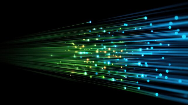 Abstract speed light streaks