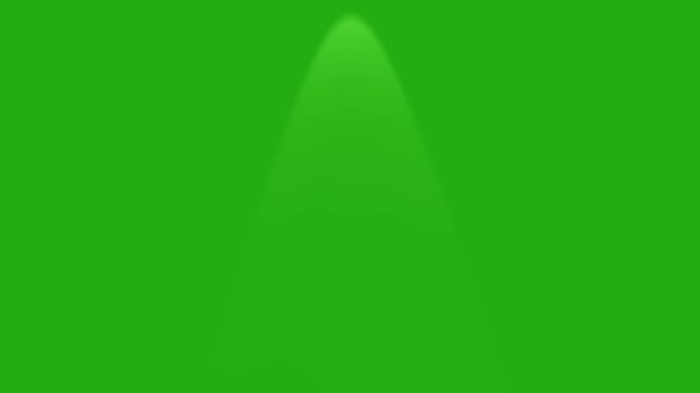 Green Screen Background with Spotlight Beam Effect