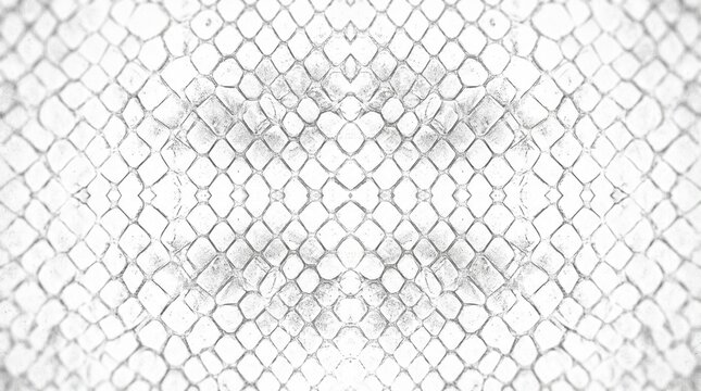Abstract Black and White Snake Skin Scale Pattern Texture Background
