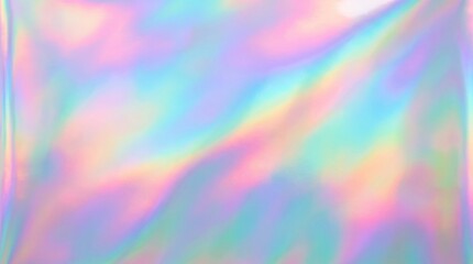 Fondo de textura holográfica iridiscente, estilo moderno y fluido, plano