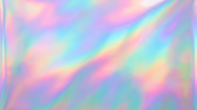 Fondo de textura hologr&aacute;fica iridiscente, estilo moderno y fluido, plano
