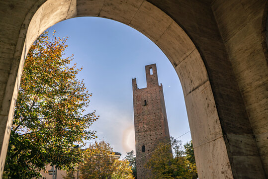 Dona Tower and Grimaldi Tower: the two Ancient Towers in Rovigo in Italy
